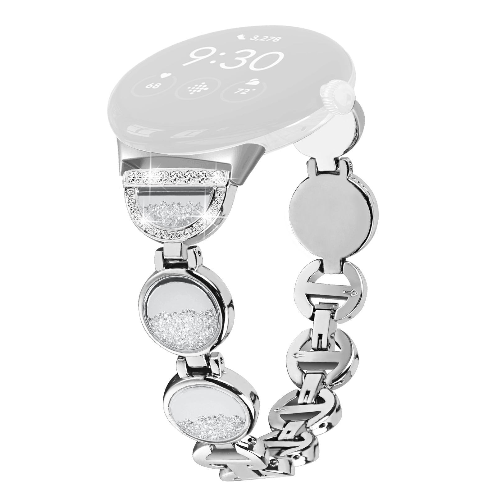Quicksand Watch Band for Google Pixel Watch 2 Pixel Watch Rhinestone Decorated Watch Strap Quicksand Watch Band for Google Pixel Watch 2 Pixel Watch Rhinestone Decorated Watch Strap